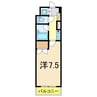 トーカンキャステール長岡駅東 1Kの間取り