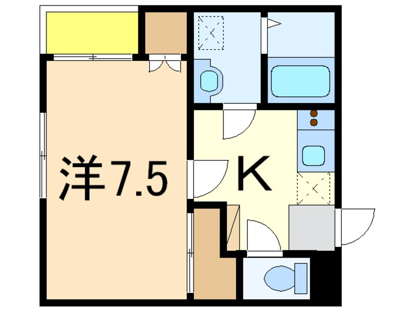 間取図 ノーブルハイムA