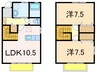 グレイス・メゾン　DUO 2LDKの間取り