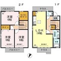グレイス・メゾン　DUOの間取図
