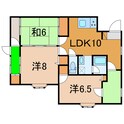 プレステージ　１の間取図