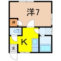 コーポO２の間取図