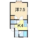 コーポＯ３の間取図