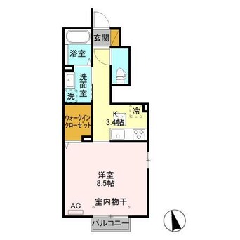間取図 コンフォール川崎Ⅱ