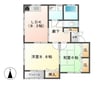 モカパレス 2LDKの間取り