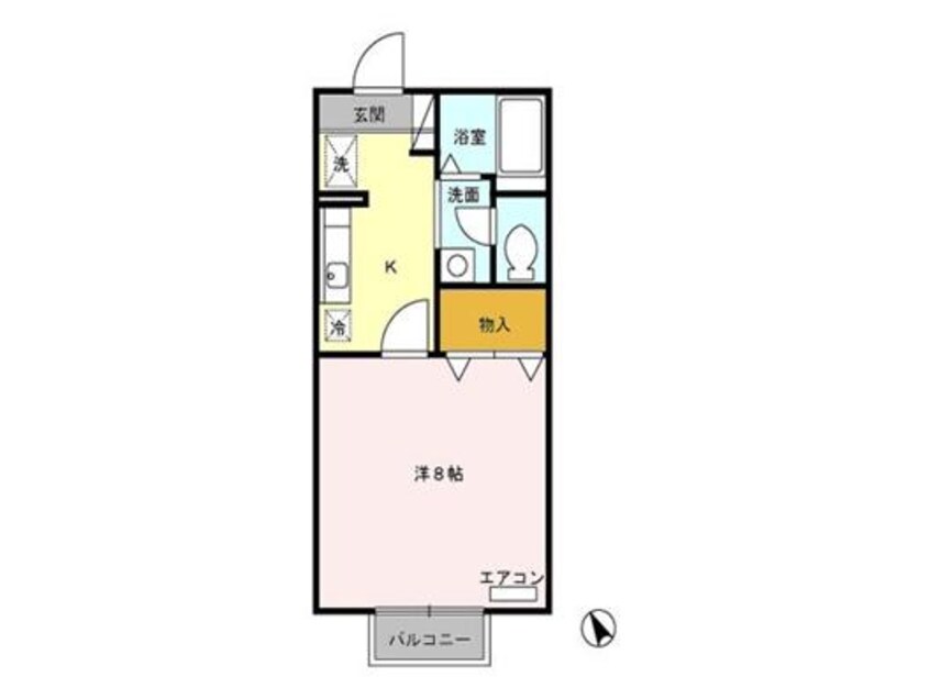 間取図 セジュールクレア