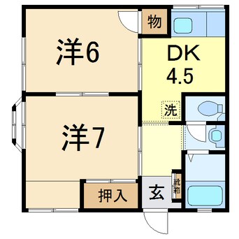 間取図 コーポ・セゾン