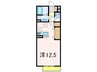 WHITE ROOM 曙 1Rの間取り