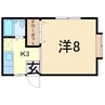エイトハイツ 1Kの間取り