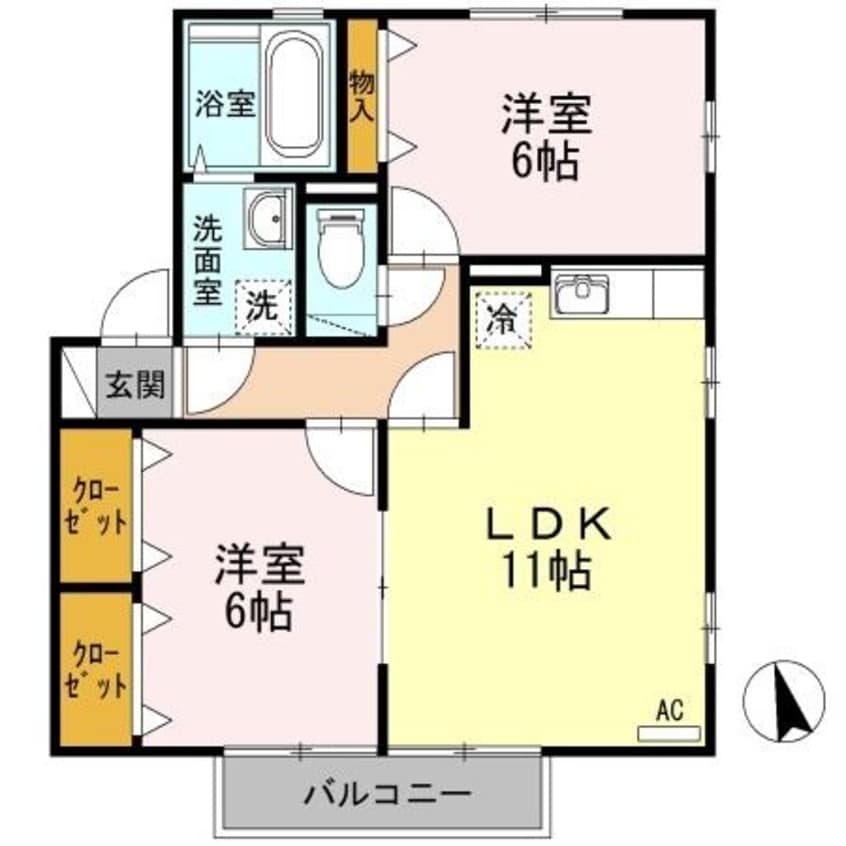 間取図 リビングタウン長岡