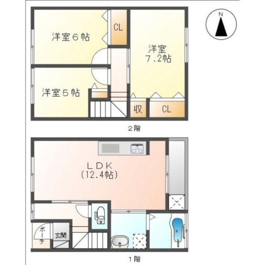 間取図 レックス白山