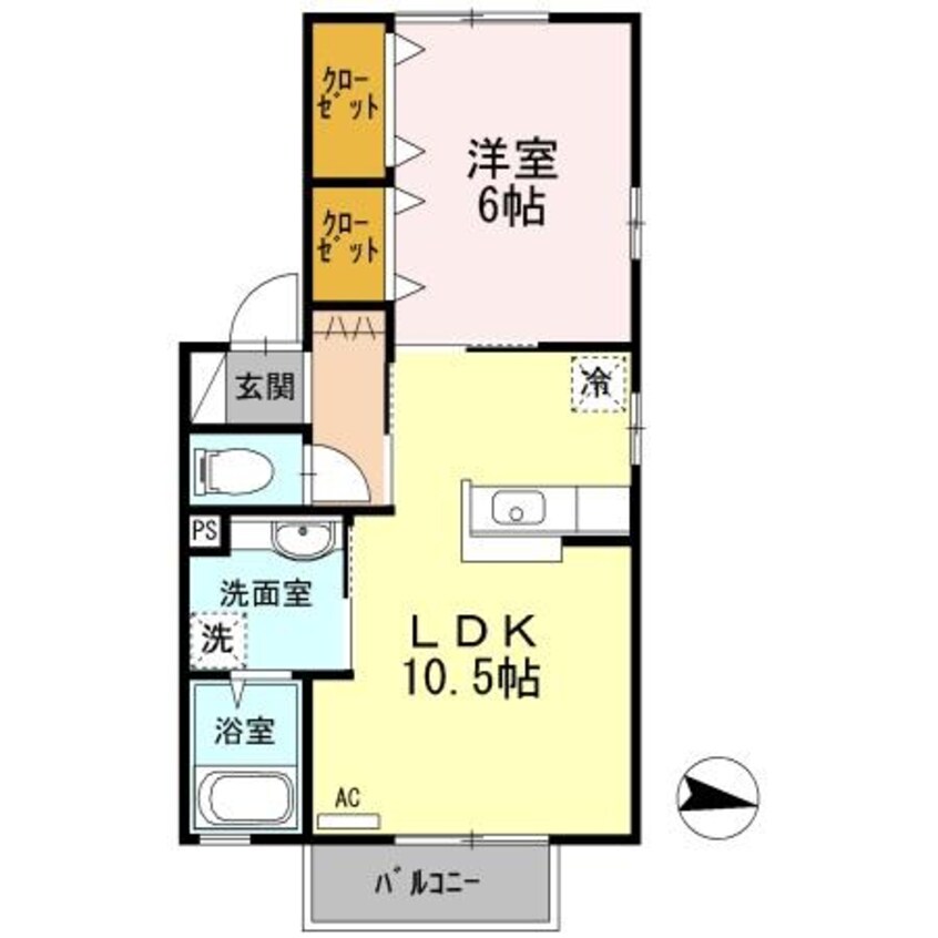 間取図 クロノス大山