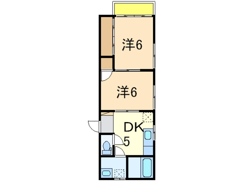 間取図 サニーフラット（今井）