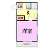 センチュリートゥモロー 1Kの間取り