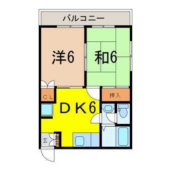 間取図 コーポY＆MⅡ