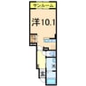 サングランツ 1Rの間取り