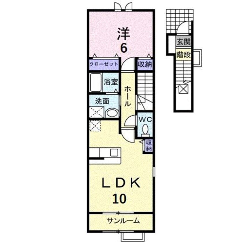 間取図 サンシャインＫⅢ