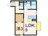 フォルビート 1LDKの間取り