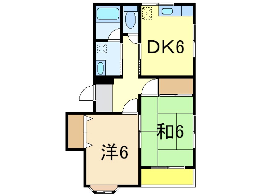 間取図 スプリングハイツ