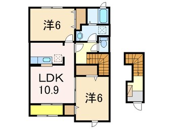 間取図 リュミエール学校町