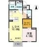 ボナール新館 1LDKの間取り