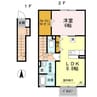 ボナール新館 1LDKの間取り