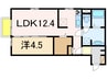 ななつぼし 1LDKの間取り