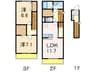 プリマベーラ 2LDKの間取り
