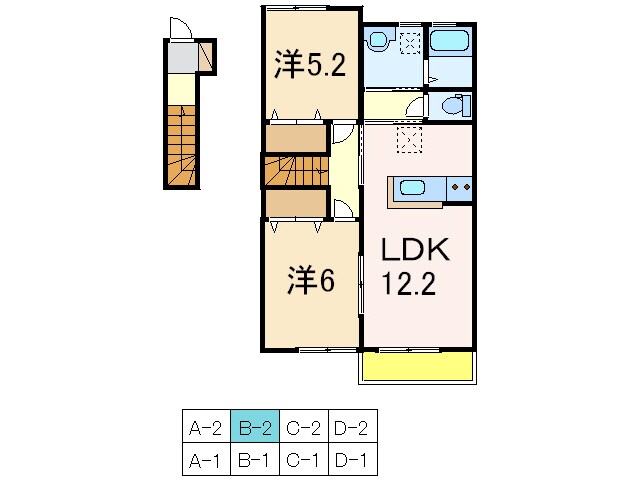 間取り図 Ｃａｃｈｅｔｔｅ－カシェット－