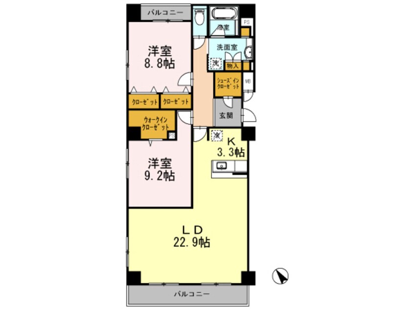 間取図 クレストスクエア