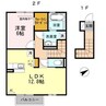 カピトロ 1LDKの間取り