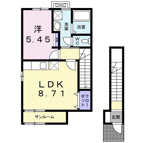間取り図 ライツレーベンⅡ