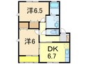 ヴィラ・フルールの間取図