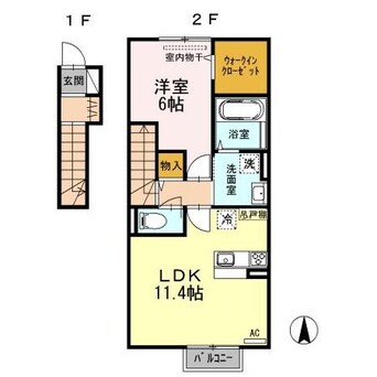 間取図 エスポワール美沢