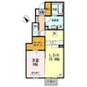 アムール新館 1LDKの間取り