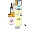 アムール新館 1LDKの間取り