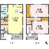 ルナ・ミニヨン 2LDK+Sの間取り