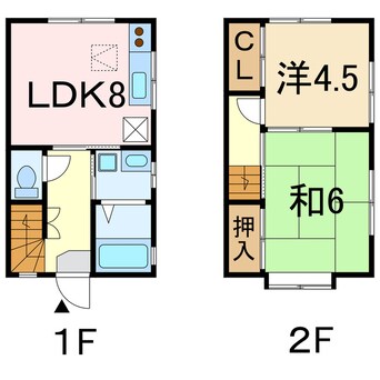 間取図 ベルＡＣＢ