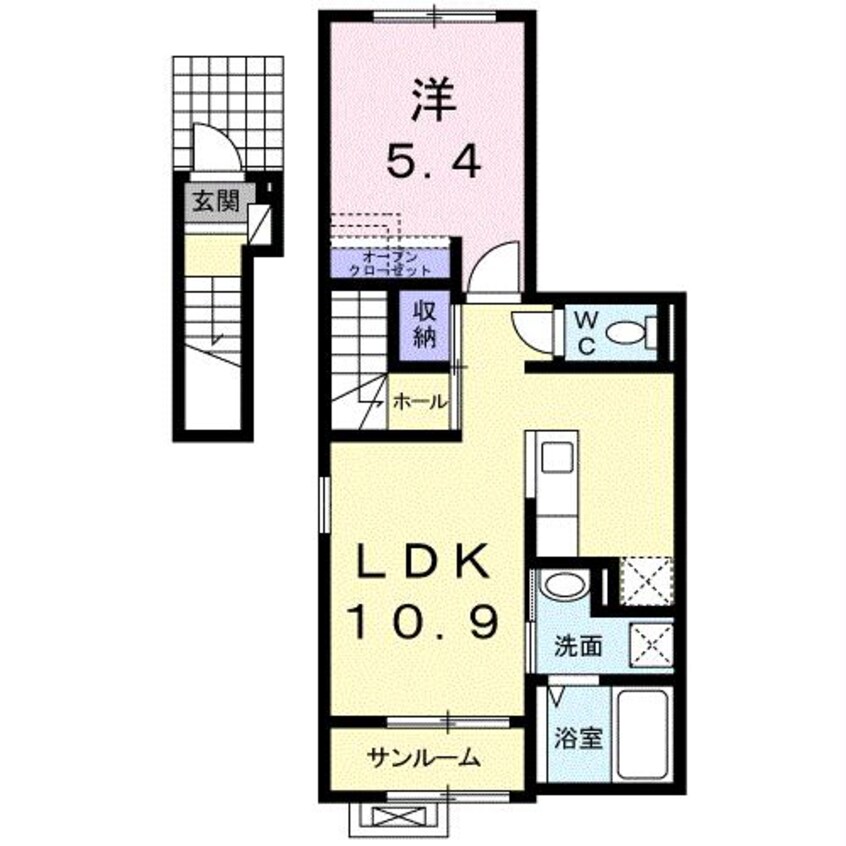 間取図 セブンヒルズガーデン寿A