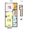 エターナルコート 1LDKの間取り