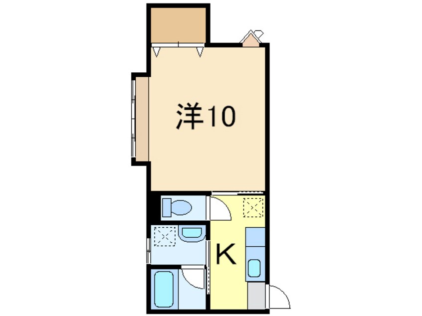 間取図 プリシェールＫ-Ⅲ