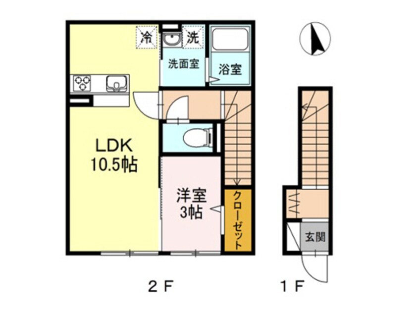 間取図 セジュールファミリア