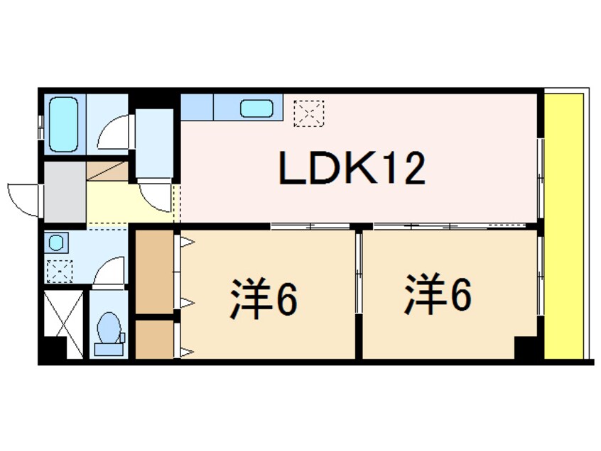 間取図 アーブル長岡