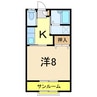 アーバんハイツ 1Kの間取り