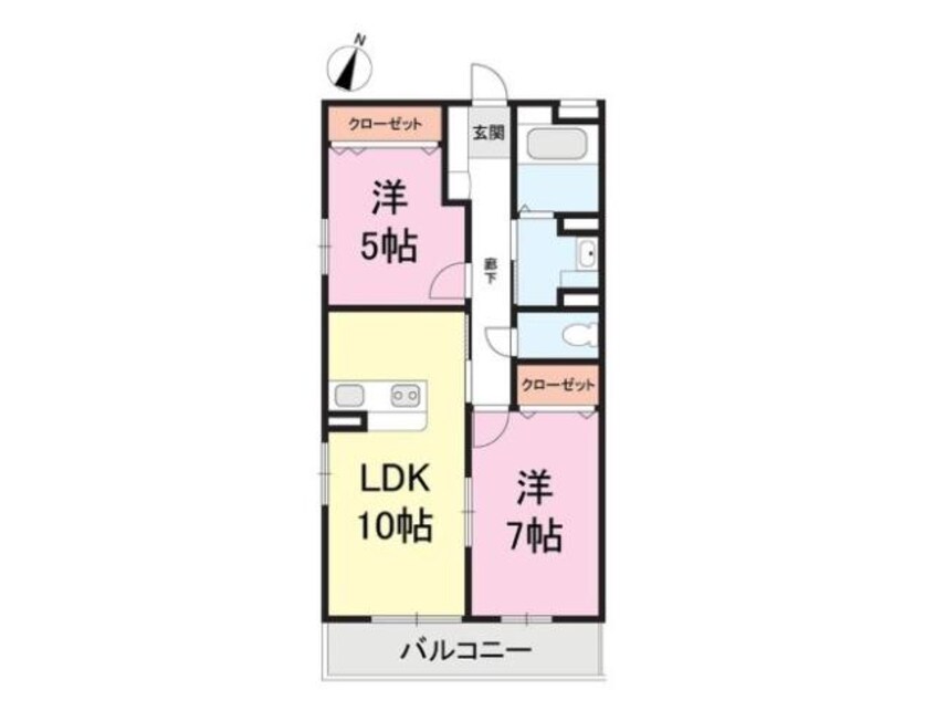 間取図 レイルウェイ