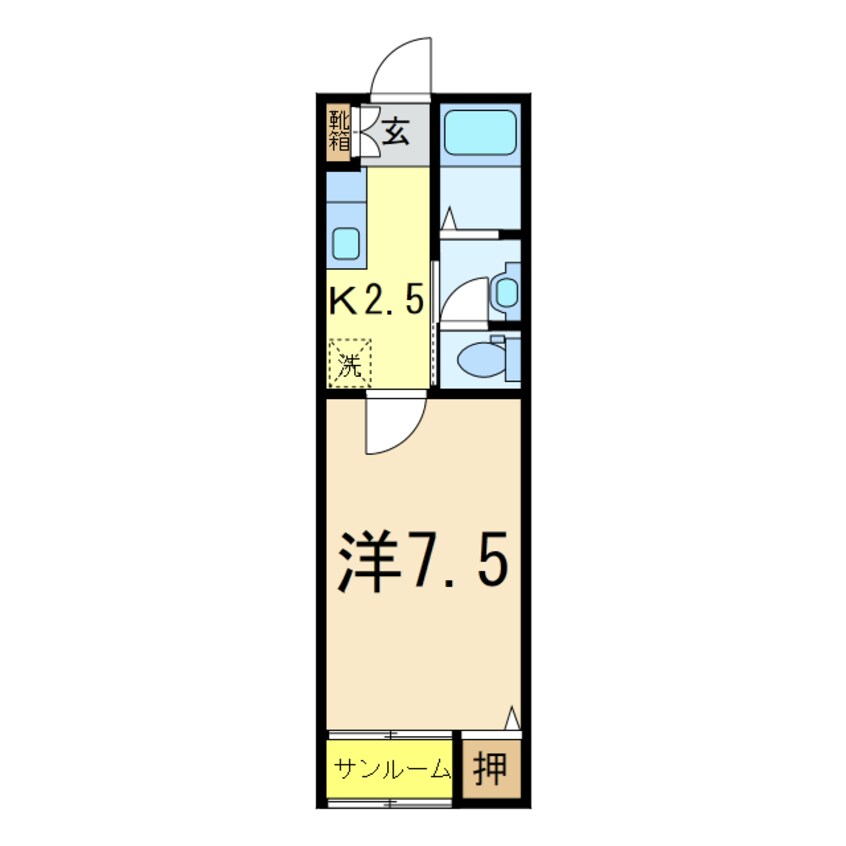 間取図 エステート