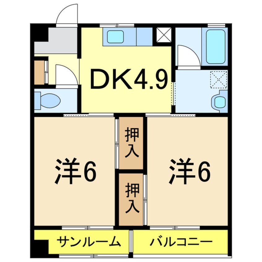 間取図 第１マンション喜多