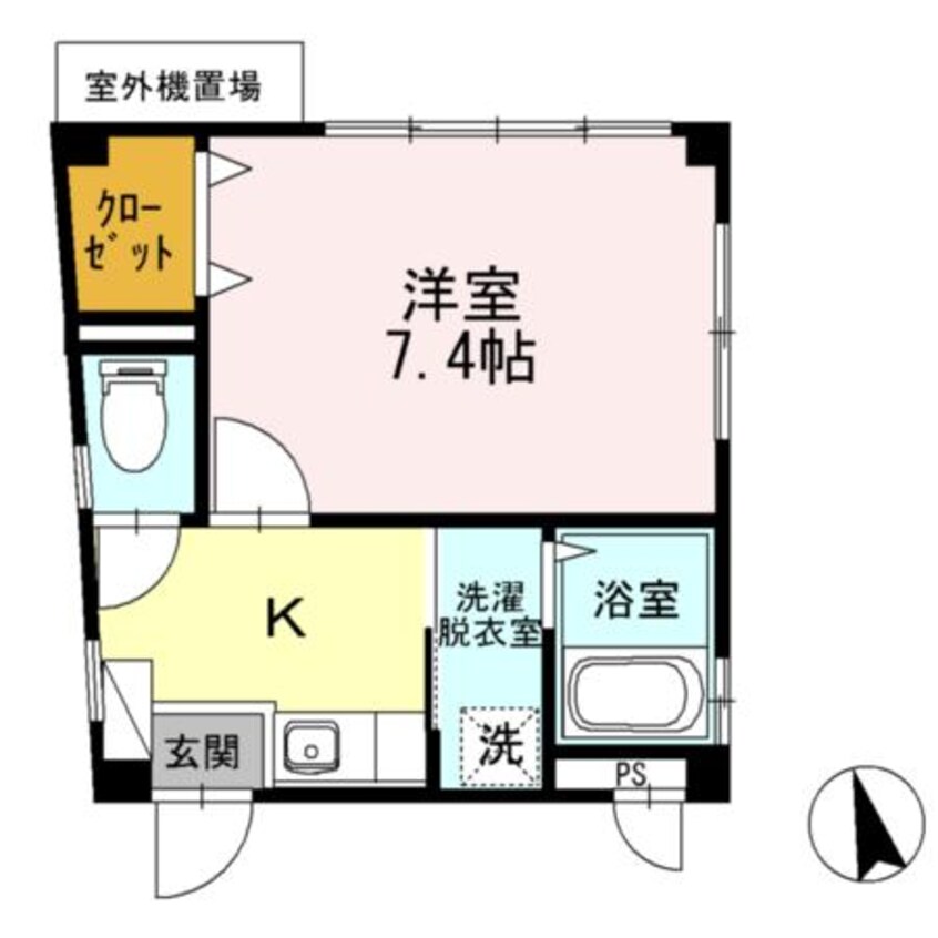 間取図 住営社駅東マンション