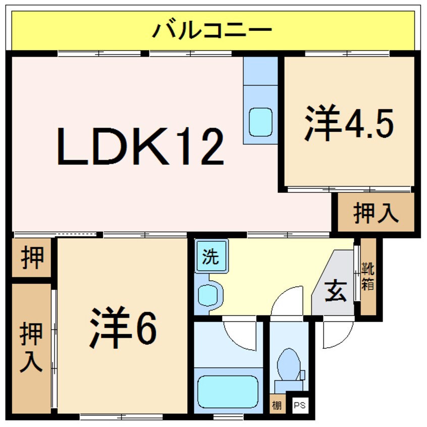 間取図 スカイクレスト　1棟