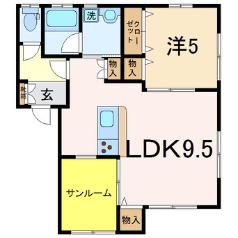 間取図 プルミエリアⅡ